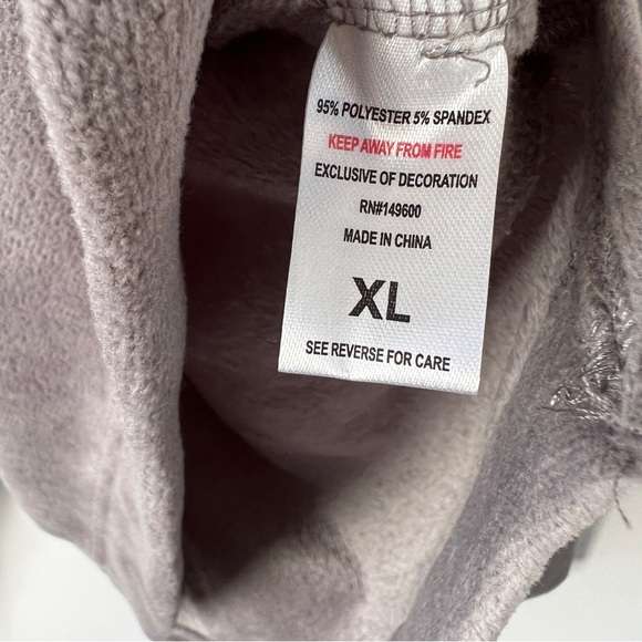 ED Ellen Degeneres Sleep Top Soft Fleece Womens XL - Picture 3 of 7